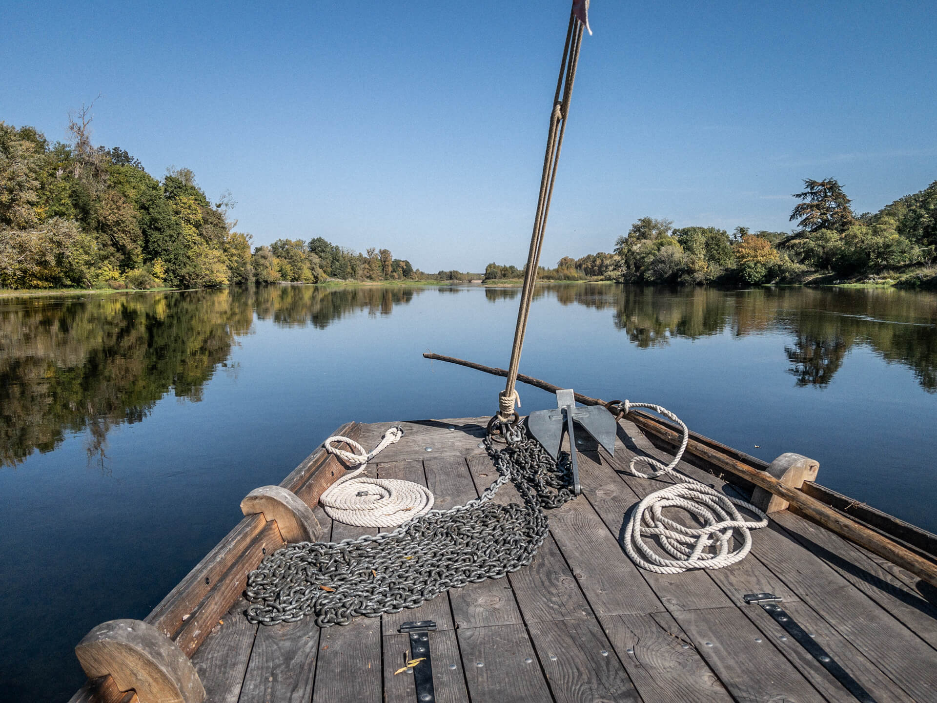 Promenade en bateau sur la Loire Amboise Chaumont
