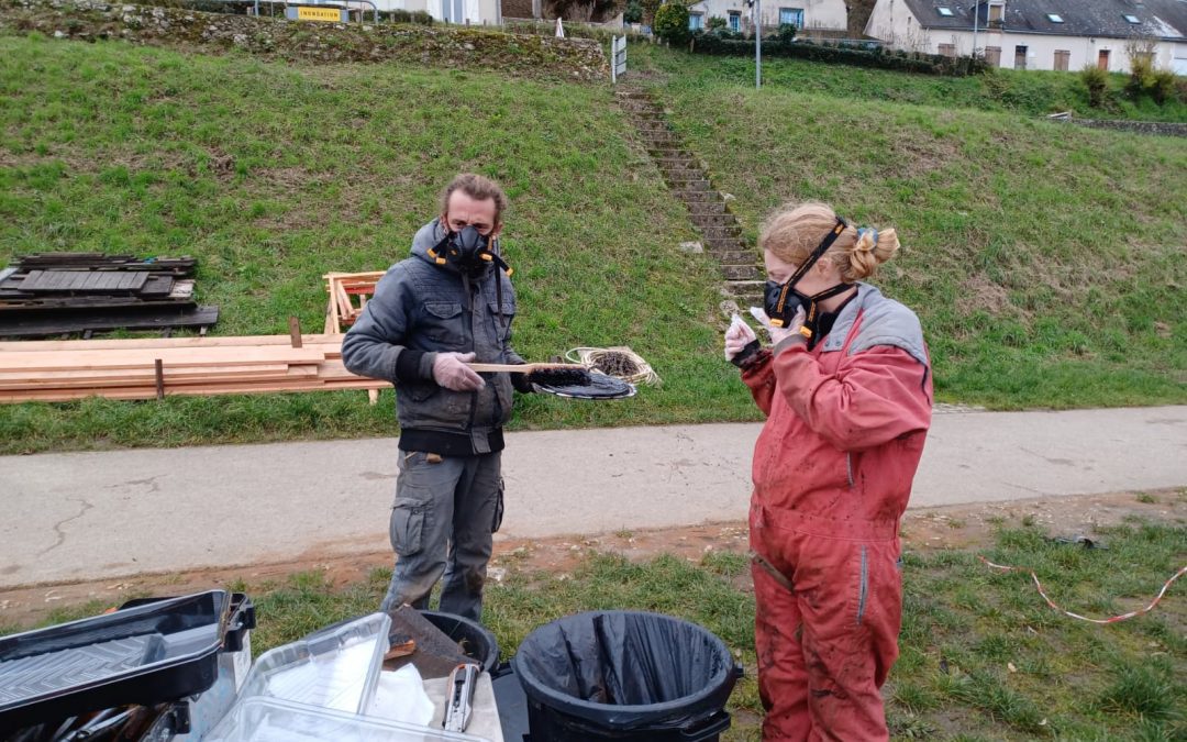 Noir de Loire : carénage en cours